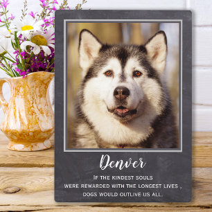 Placa Expositora Mascota de pizarra conmemorativa Perro Lover Keeps