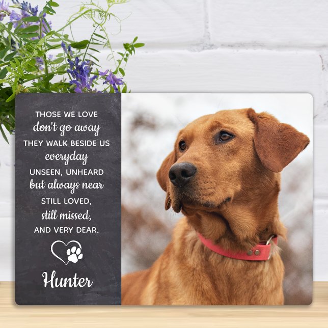 Placa Expositora Mascota Mascota memorial pérdida regalo simpatía f (Subido por el creador)
