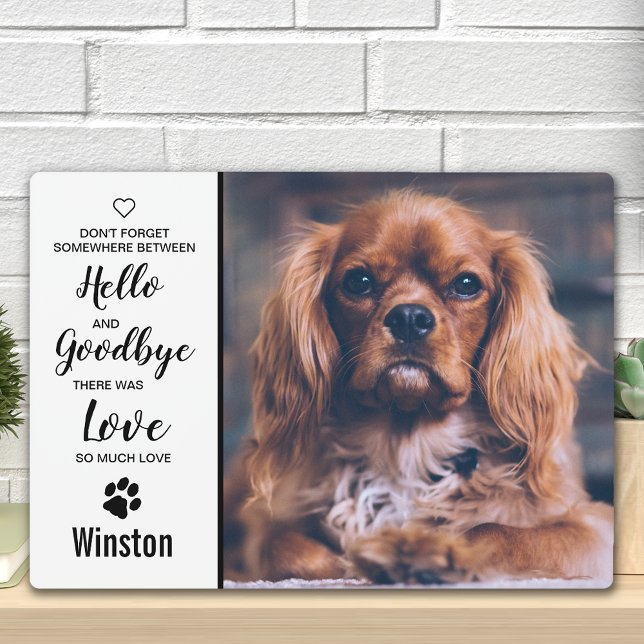 Placa Expositora Mascota Perro Memorial Keepsake Simpatía Cita Masc (Subido por el creador)