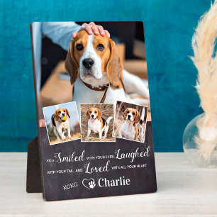 Placa Expositora Mascota personalizado en memoria de poema 4 Foto