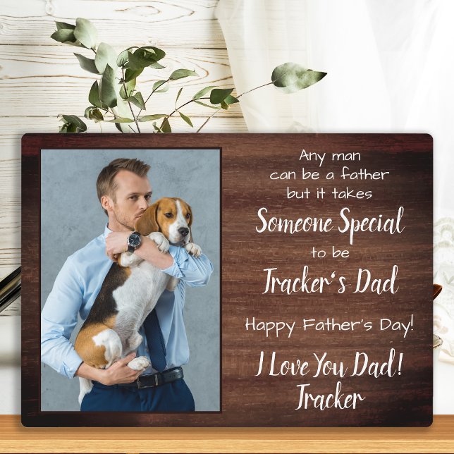 Placa Expositora Mascota personalizado foto padre de perro en el dí (Subido por el creador)