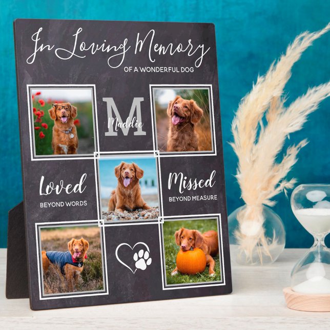 Placa Expositora Mascota personalizado pierde 5 memorial de perros  (Subido por el creador)