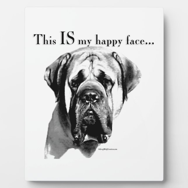 Placa Expositora Mastiff Happy Face (Frente)