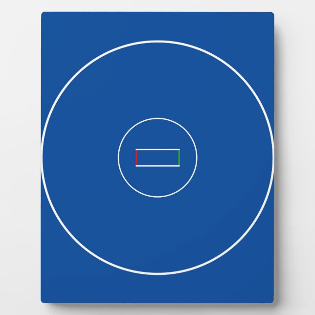 Placa Expositora Mat de lucha libre (Frente)