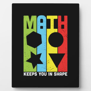 Placa Expositora Matemáticas Te Mantienen En Forma