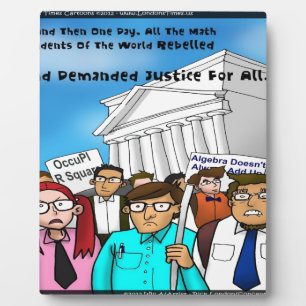 Placa Expositora Math Revolt Graciosos Regalos Tees & Cards
