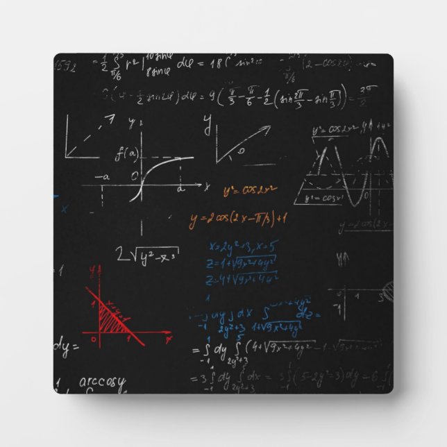 Placa Expositora Math Tabletop Plaque (Frente)