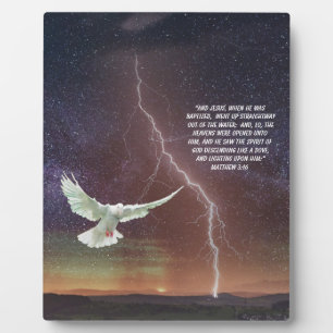 PLACA EXPOSITORA MATTHEW 3:16