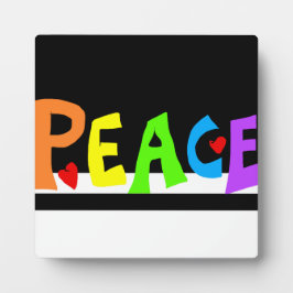 Placa Expositora MAZIPOODLES Peace Rainbow