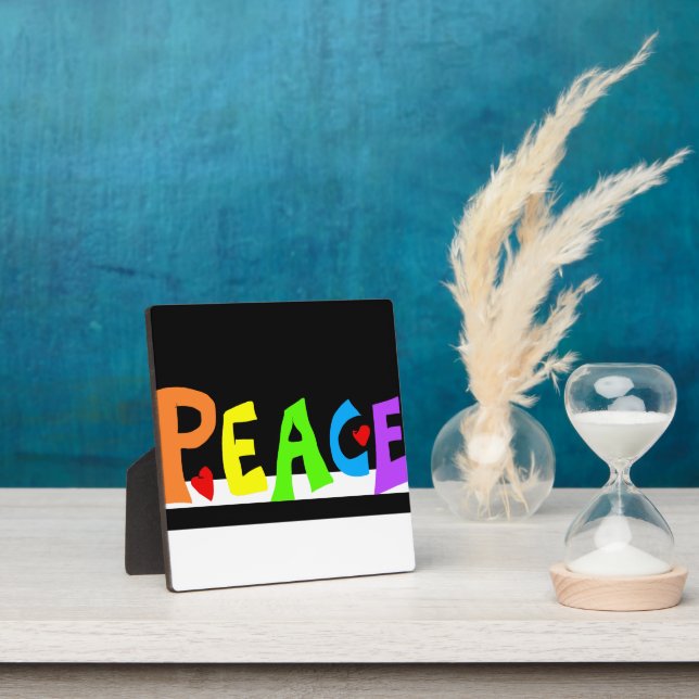 Placa Expositora MAZIPOODLES Peace Rainbow (in situ)