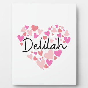 Placa Expositora Me encanta Delilah