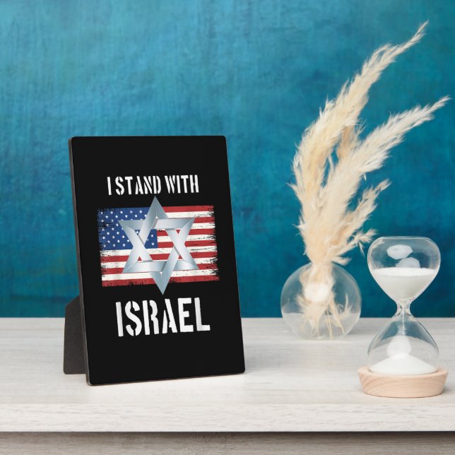 Placa Expositora me mantengo con israel (Lado)
