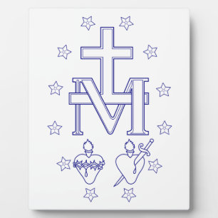 Placa Expositora Medalla de Nuestra Señora de las Gracias