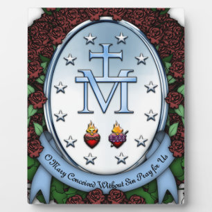 Placa Expositora Medalla milagrosa 2