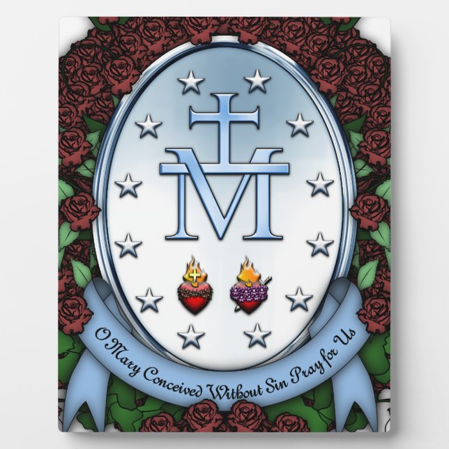 Placa Expositora Medalla milagrosa 2 (Frente)