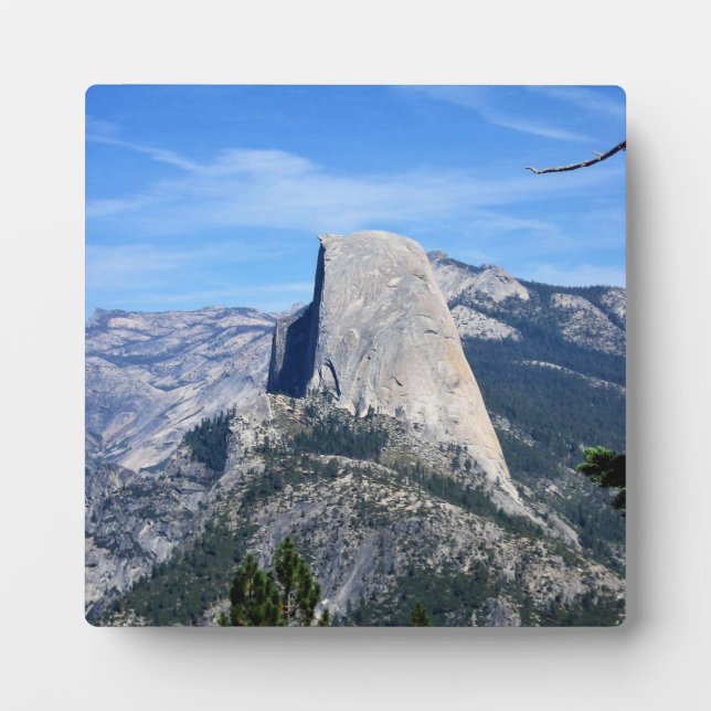 Placa Expositora Media Cúpula desde Washington Point, Yosemite, CA (Frente)