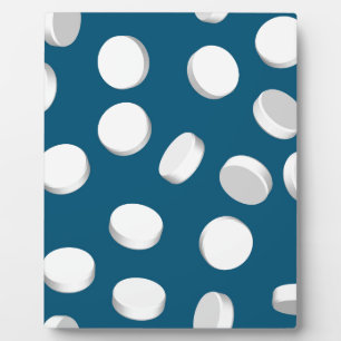 Placa Expositora medicamentos para pastillas azules