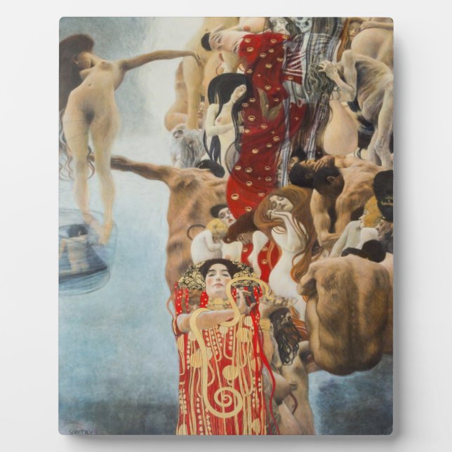 Placa Expositora Medicina De Gustav Klimt (Frente)