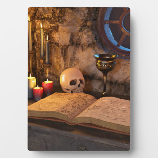 Placa Expositora Medieval Fantasy Wizard's Study
