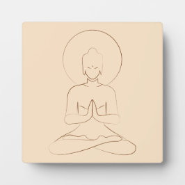 Placa Expositora Meditación.