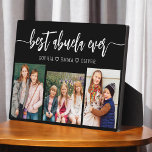 Placa Expositora Mejor Abuela de la historia - Collage de fotos de<br><div class="desc">Celebra el "Mejor Abuela de la Historia" con este Collage de fotos de nietos personalizado. Este sincero regalo cuenta con un bello collage de preciadas fotos que capturan momentos especiales, complementado con un mensaje amoroso. Diseñado con materiales de alta calidad y acabados elegantes, es ideal para exhibirse en casa como...</div>