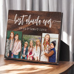 Placa Expositora Mejor Abuela de la Historia - Collage de fotos Rús<br><div class="desc">Celebra el "Mejor Abuela de la Historia" con este Collage de fotos de nietos personalizado. Este sincero regalo cuenta con un bello collage de preciadas fotos que capturan momentos especiales, complementado con un mensaje amoroso. Diseñado con materiales de alta calidad y acabados elegantes, es ideal para exhibirse en casa como...</div>