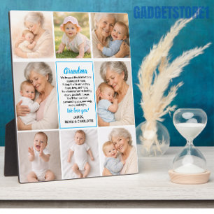Placa Expositora Mejor Abuela del Mundo Foto   Abuelos Personalizad