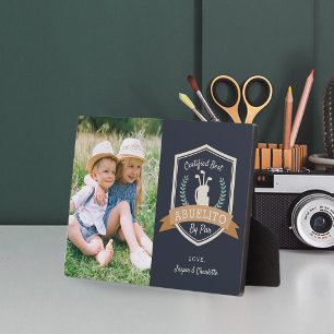 Placa Expositora Mejor Abuelito Por Par   Foto del abuelo del golf