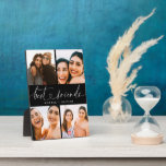 Placa Expositora Mejor Amigos BFF Elegante Modern Heart Script Phot<br><div class="desc">Regale a sus mejores amigos algo memorable, único y hermoso como esta placa de foto-keepsake con un moderno y elegante guion con letras de "mejores amigos" con un lindo corazón en el centro. Un regalo elegante y personalizado de moda para BFFs. (Foto de Omar López en Unsplash. Por favor, reemplácelo...</div>