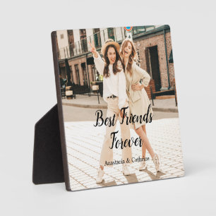 Placa Expositora Mejor Amigos para siempre BFF foto personalizada m