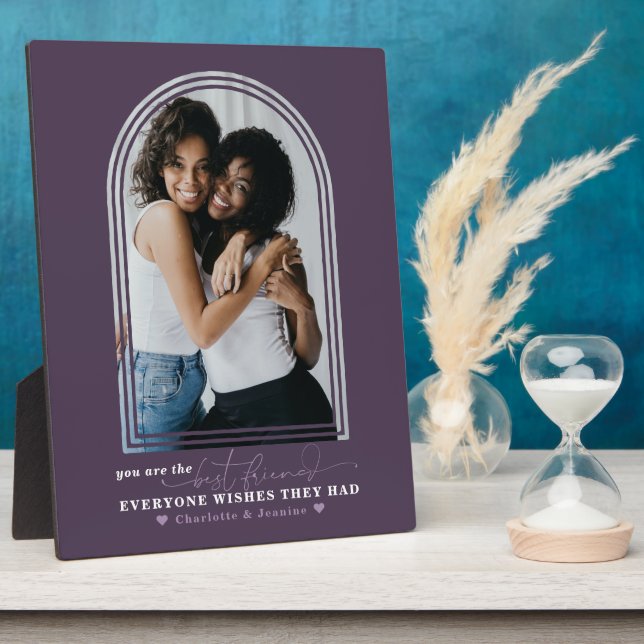 Placa Expositora Mejor Amigos para siempre | Fotografía sencilla y  (Lado)