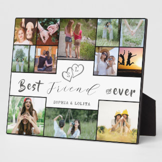Placa Expositora Mejor Amigos para siempre | Personalizado 12-Colla