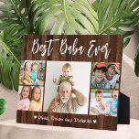 Placa Expositora Mejor Baba Nietos Ever 5 Madera de Collage de foto<br><div class="desc">Crea tu propio regalo fotográfico para baba con múltiples fotos de nietos. Dé regalos personalizados de abuelo con nombres de nietos para convertirlo en un tesoro. Los regalos personalizados del abuelo son perfectos para cumpleaños del abuelo,  día del padre,  día de los abuelos y Navidades.</div>