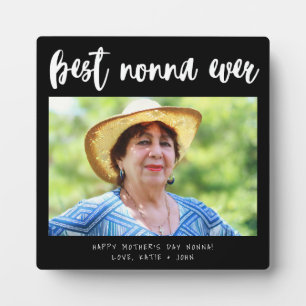 Placa Expositora Mejor caligrafía en blanco y negro