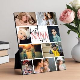 Placa Expositora Mejor Collage de fotos de Nana Ever