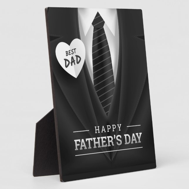 Placa Expositora Mejor Día de Papá Feliz (Lado)