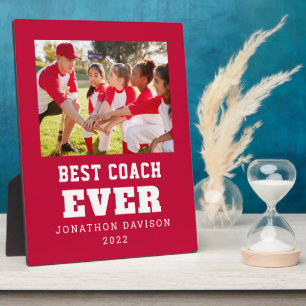 Placa Expositora Mejor entrenador de todos los años de equipo foto 