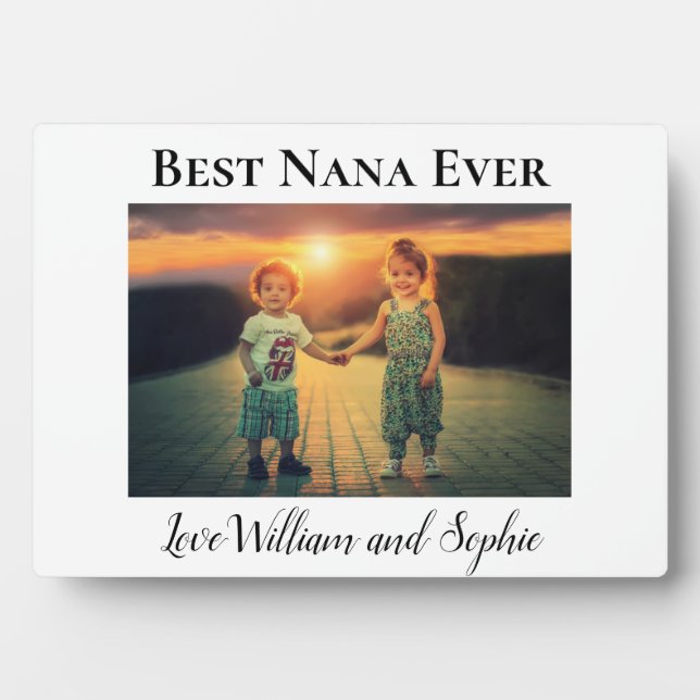 Placa Expositora Mejor foto de Nana Ever (Frente)