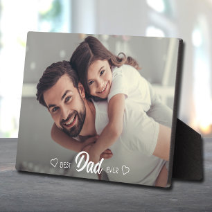 Placa Expositora Mejor foto de papá