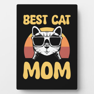 Placa Expositora Mejor Gato de Mamá Gato