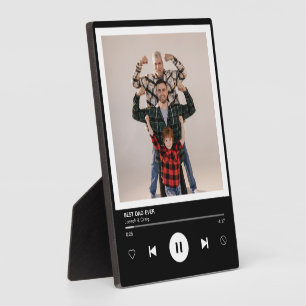 Placa Expositora Mejor Jugador de Música de Papá Nunca