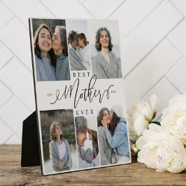 Placa Expositora Mejor Madre Guión 6 Collage de fotos Keepsake