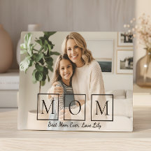 Mejor Mamá del Mundo Foto Recuerdo