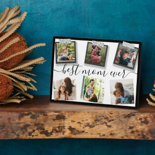 Placa Expositora Mejor Mamá Moderna Nunca 6 Foto Collage En Instagr