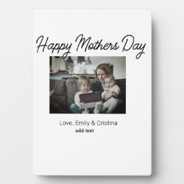 Placa Expositora mejor mamá siempre feliz día de las madres agregar