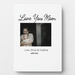 Placa Expositora mejor mamá siempre feliz día de las madres agregar