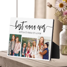 Placa Expositora Mejor NaNa de la historia - Collage de fotos de ni