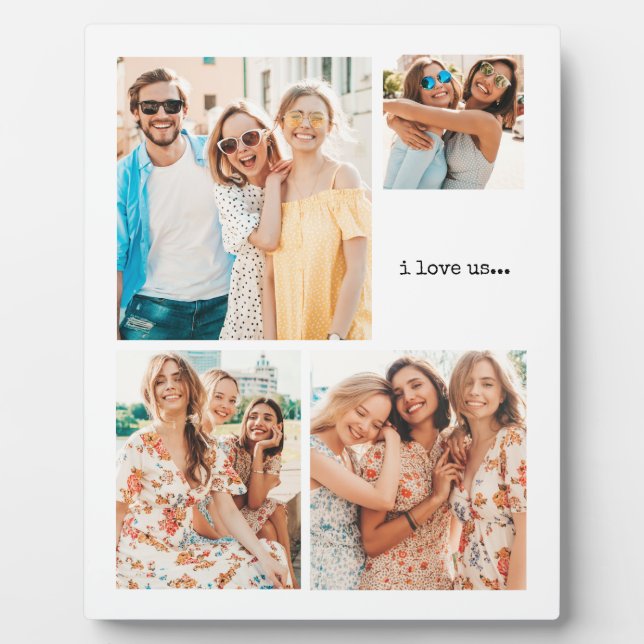 Placa Expositora Mejor Palo de Tabletop Minimal de Amigos con Easel (Frente)