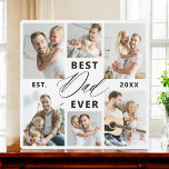 Placa Expositora Mejor Papá de siempre - Collage de fotos del Día d<br><div class="desc">Celebra a tu padre con el Collage de fotos Plaque del Día del Padre "Mejor Papá Nunca", un sincero homenaje al hombre que significa el mundo para ti. Esta placa de excelente fabricación presenta un collage de fotos de personalizable de alta calidad, que le permite mostrar recuerdos y momentos especiales....</div>