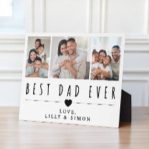 Mejor Papá del Mundo | Collage Personalizado de 3